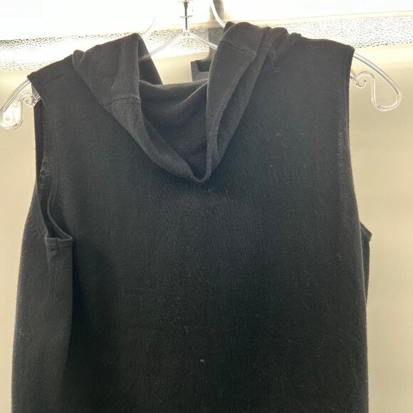 Joseph A. Cowl Neck Sleeveless Sweater Black Size Medium - Picture 6 of 9